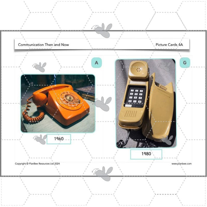 PlanBee Communication Then and Now: Primary History Plans for KS1