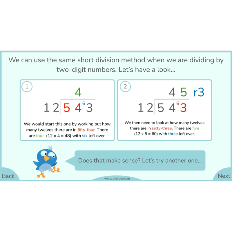 PlanBee Division Year 6 Maths Lessons and Worksheets by PlanBee