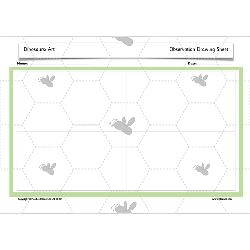 PlanBee Dinosaurs KS1 Topic Enrichment Lesson Pack