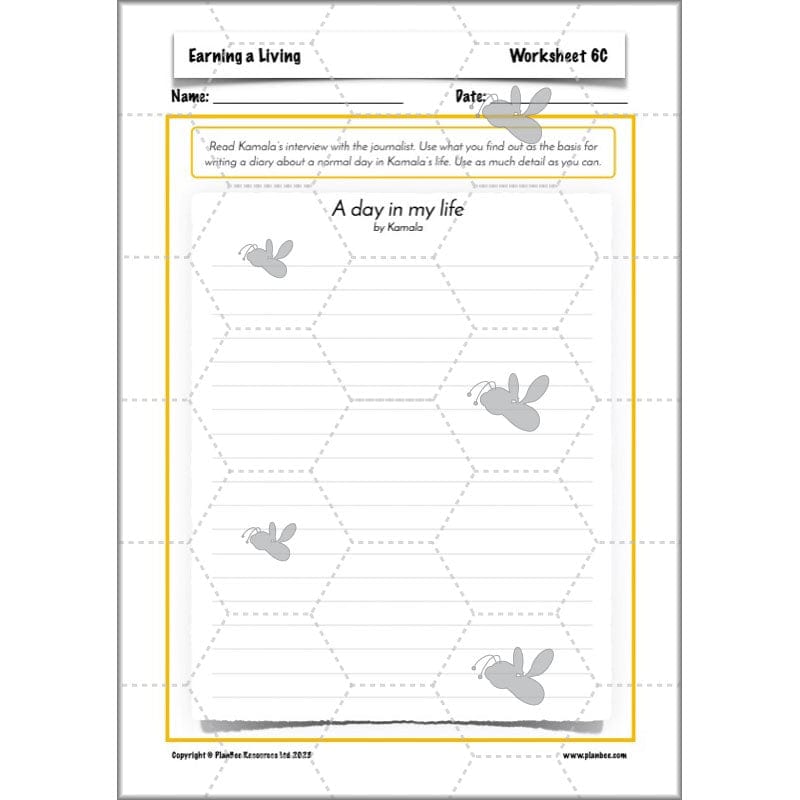 PlanBee Earning a Living: LKS2 Geography planning Year 3 & Year 4