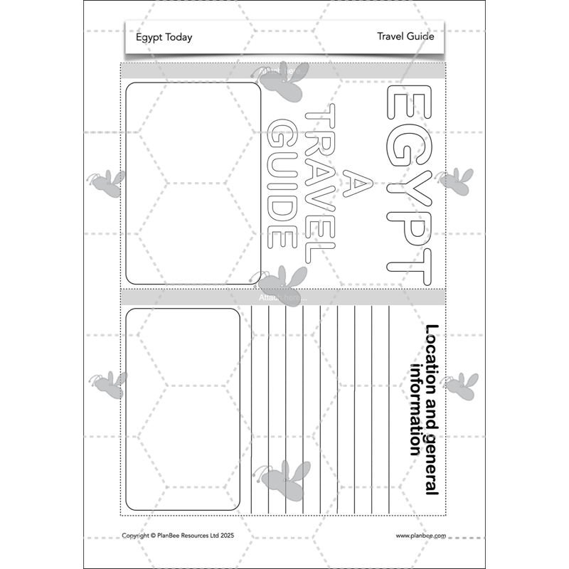 PlanBee Egypt Today - Year 3/4 Geography Lessons 