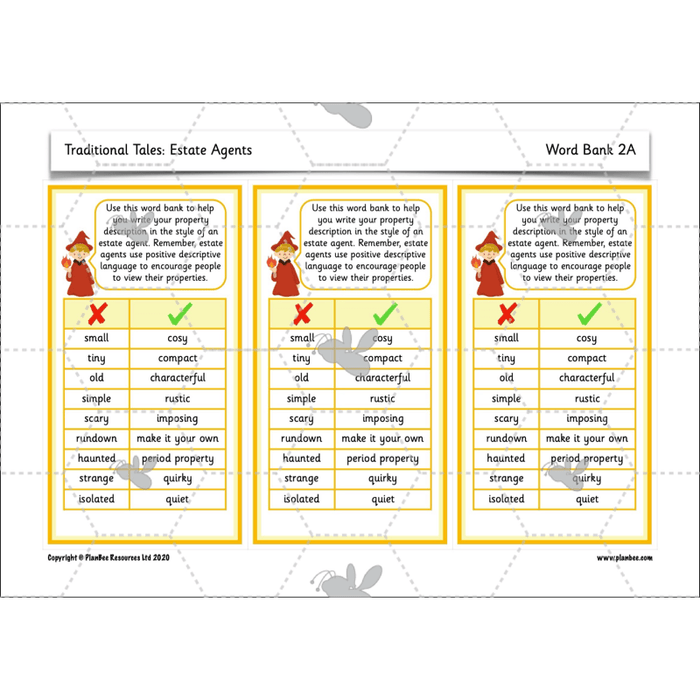 PlanBee FREE Mini-scheme | Traditional Tales: Estate Agents | KS1