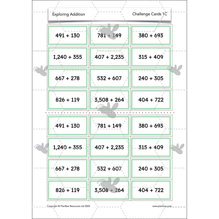 PlanBee Exploring Addition Year 4 Maths Planning by PlanBee