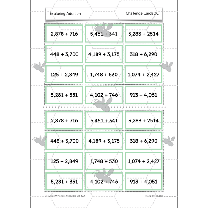 PlanBee Exploring Addition Year 4 Maths Planning by PlanBee