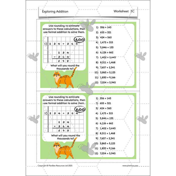 PlanBee Exploring Addition Year 4 Maths Planning by PlanBee