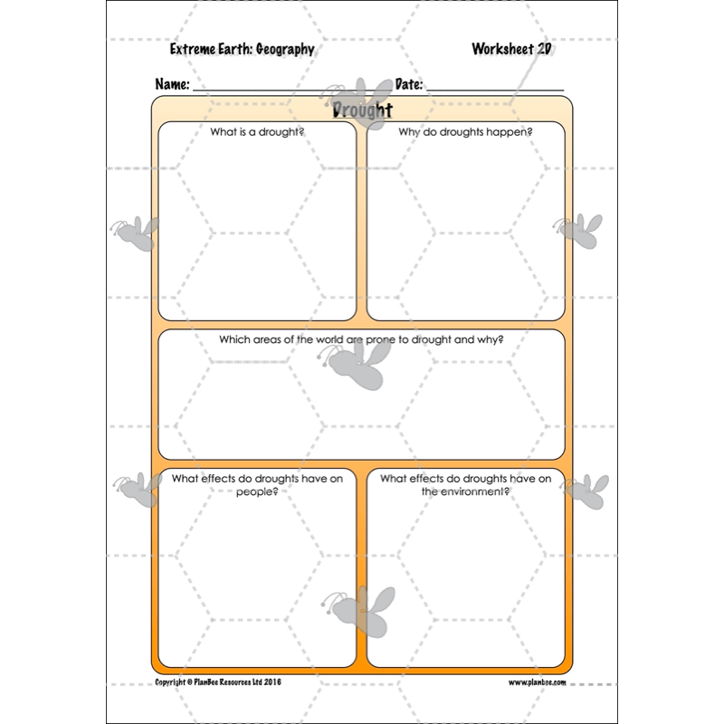 PlanBee Extreme Earth KS2 Lesson Planning Pack