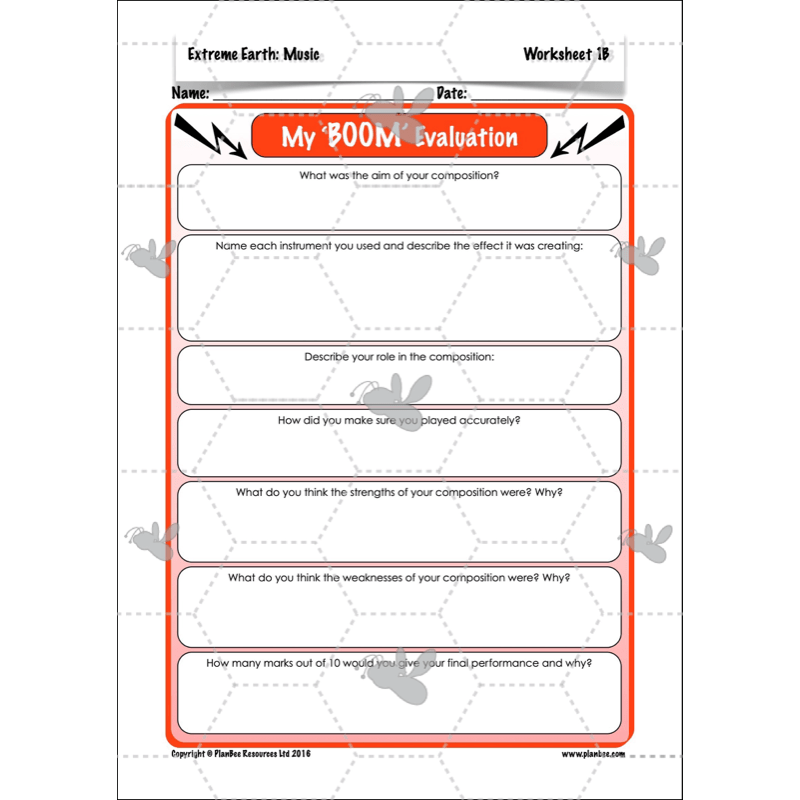 PlanBee Extreme Earth Topic KS2 Enrichment Lesson Pack