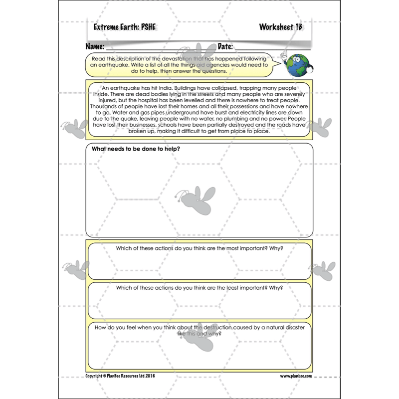Extreme Earth Topic Enrichment Pack