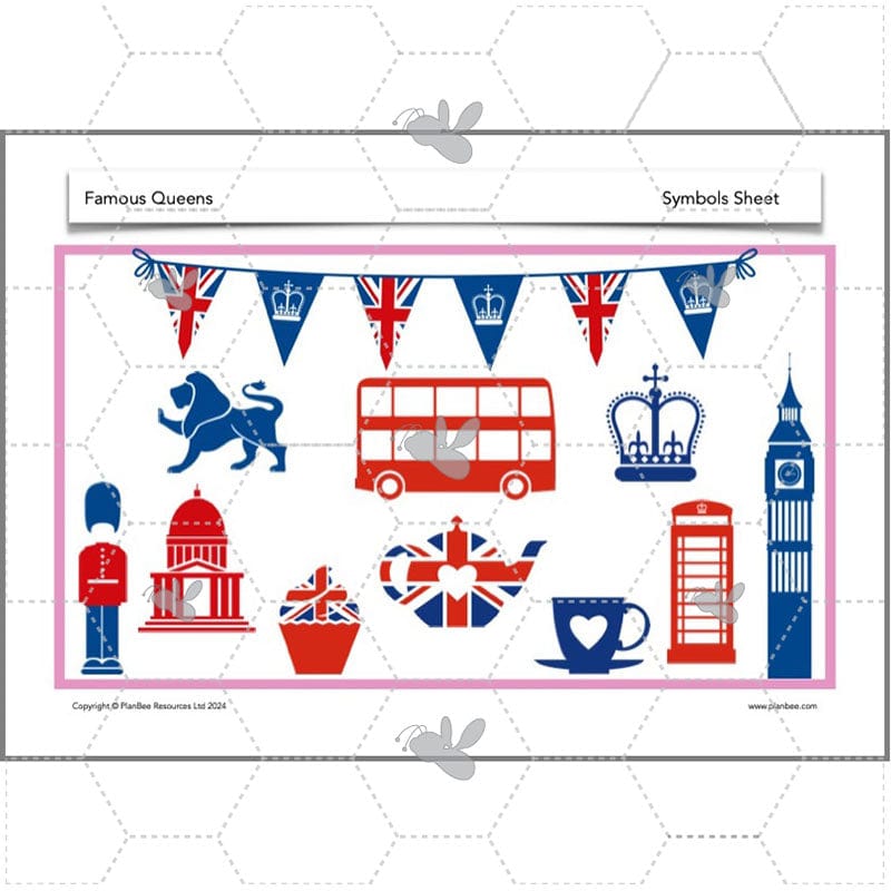 PlanBee Famous Queens | KS1 History Lesson Pack by PlanBee