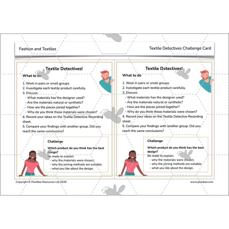 PlanBee Fashion and Textiles: Design and Technology KS2