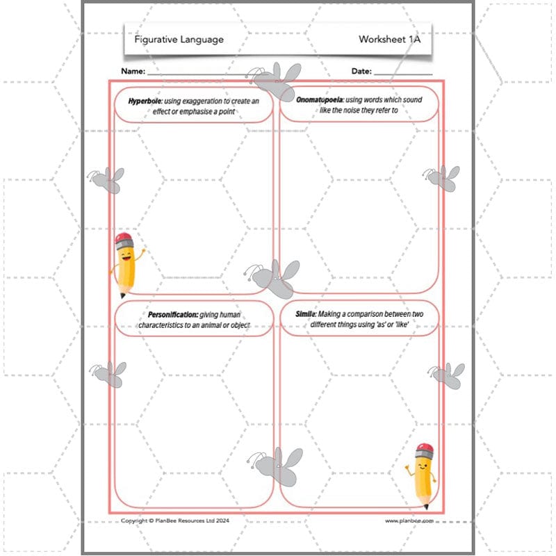 PlanBee Figurative Language KS2 Lesson Pack | PlanBee
