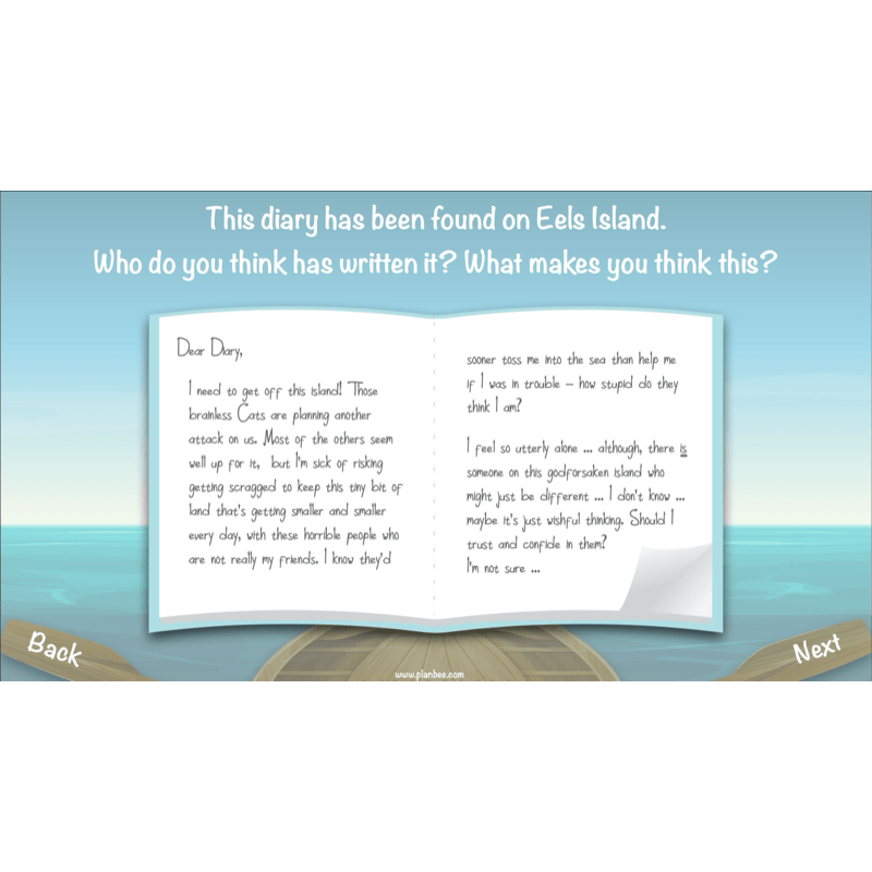 PlanBee Floodland: Character Analysis KS2 | English Lesson Pack