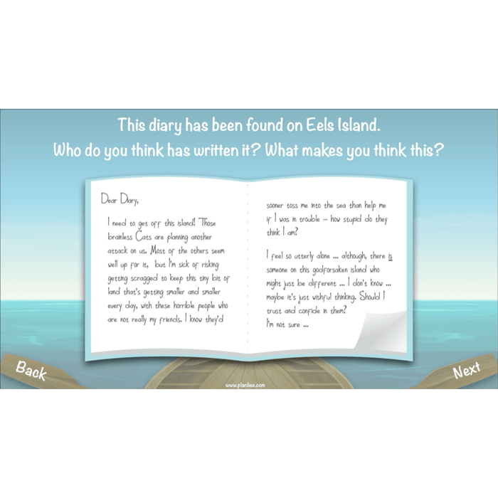 PlanBee Floodland: Character Analysis KS2 | English Lesson Pack
