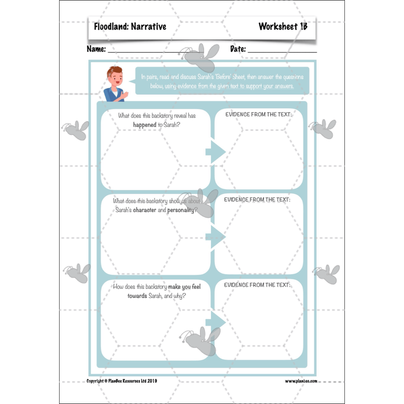 PlanBee Floodland: Narrative KS2 | Year 6 English Lesson Pack