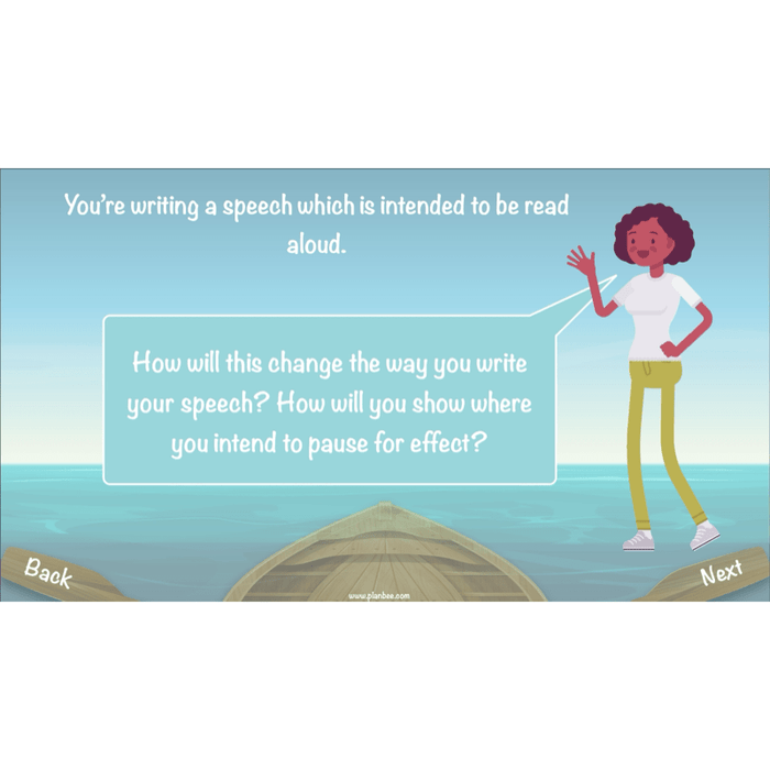 PlanBee FREE Mini-scheme | Floodland: Speech Writing KS2 English