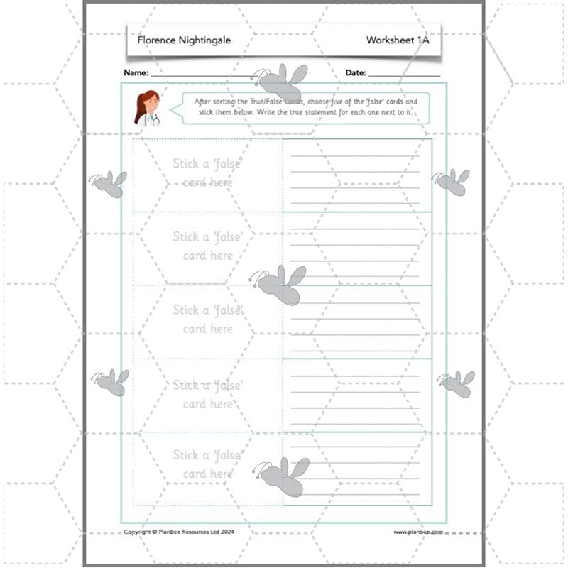 PlanBee Florence Nightingale KS1 Lesson Pack by PlanBee