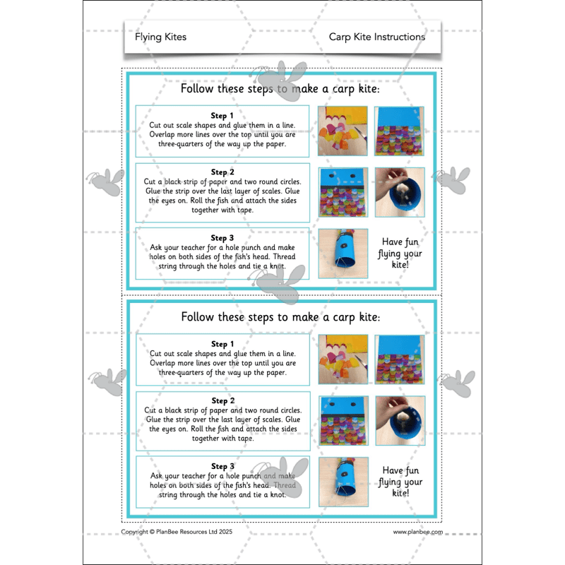 PlanBee Flying Kites KS1 DT Lesson Pack