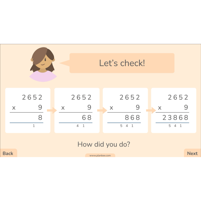 PlanBee Formal Multiplication Year 5 Maths Lessons by PlanBee