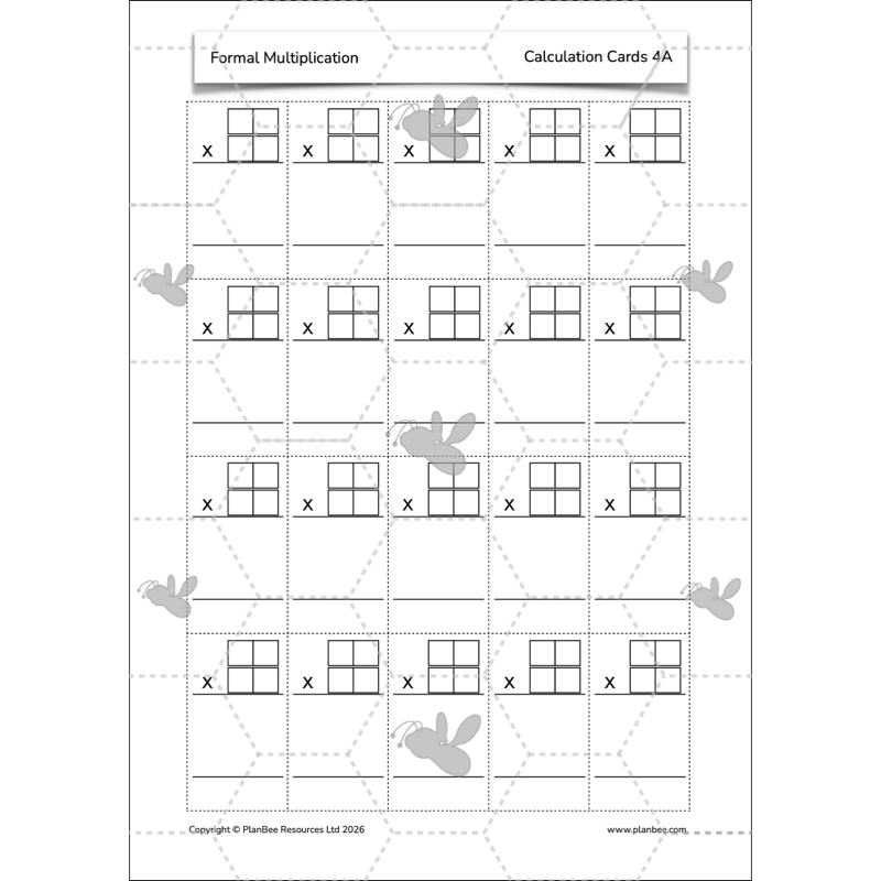 PlanBee Formal Multiplication Year 5 Maths Lessons by PlanBee
