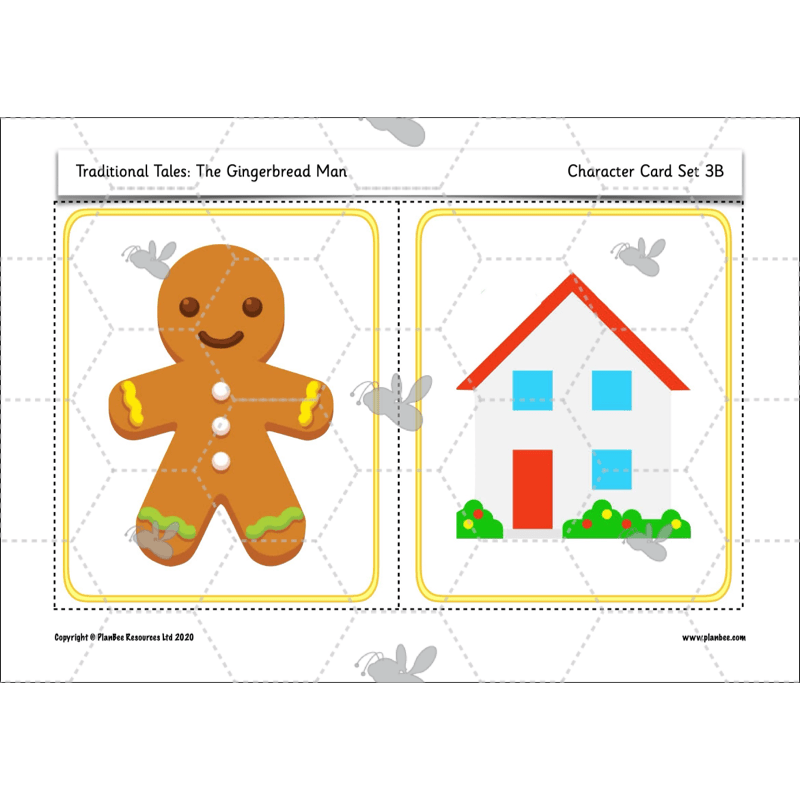 PlanBee Traditional Tales: The Gingerbread Man | KS1 English Pack