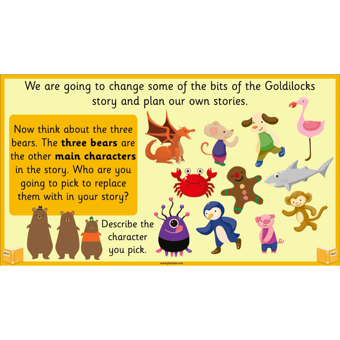 PlanBee Traditional Tales: Goldilocks | KS1 English Pack