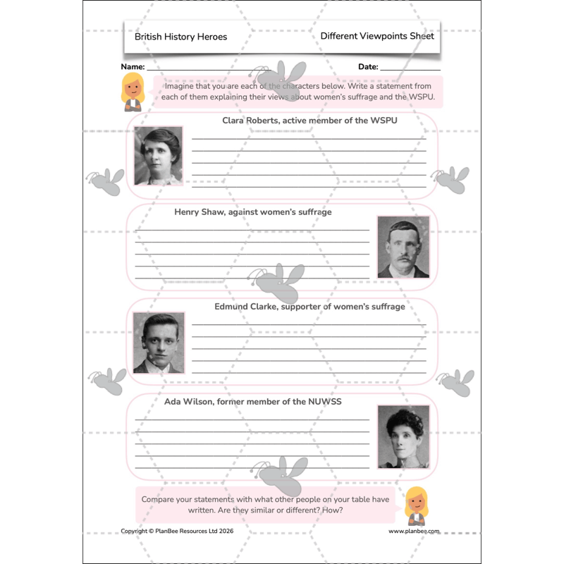 PlanBee British History Heroes KS2 History Lessons by PlanBee