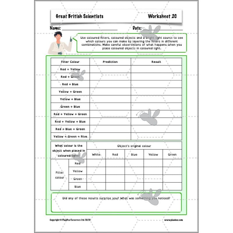 PlanBee Great British Scientists KS2 Science Lessons by PlanBee