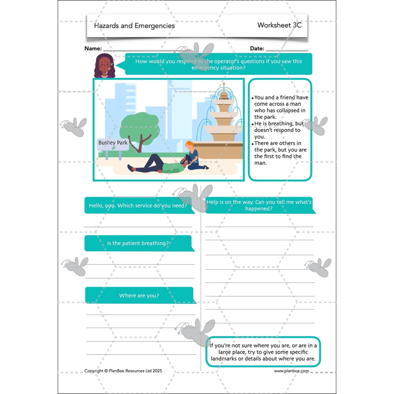 PlanBee First Aid KS2 Lesson Plans - PlanBee - Year 4 PSHE
