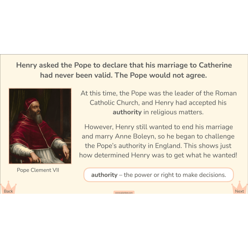 PlanBee Henry VIII and his Six Wives KS2 History Lessons