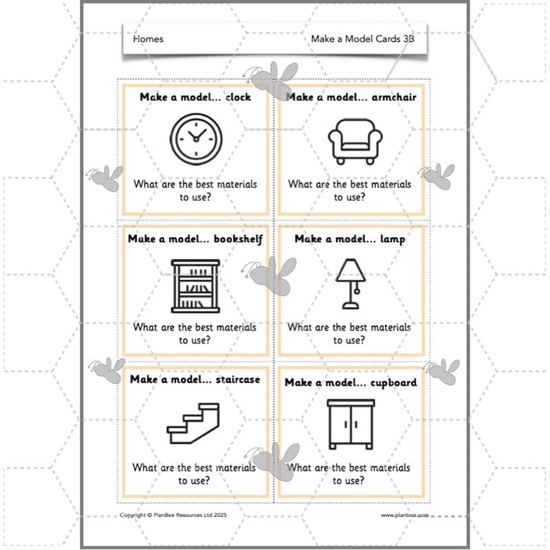 PlanBee Houses and Homes KS1 DT Lesson Pack by PlanBee
