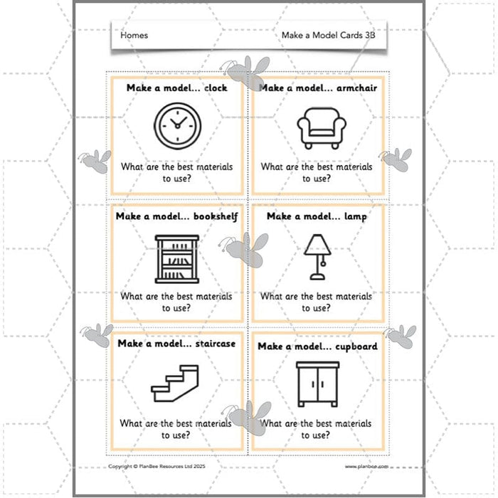 PlanBee Houses and Homes KS1 DT Lesson Pack by PlanBee