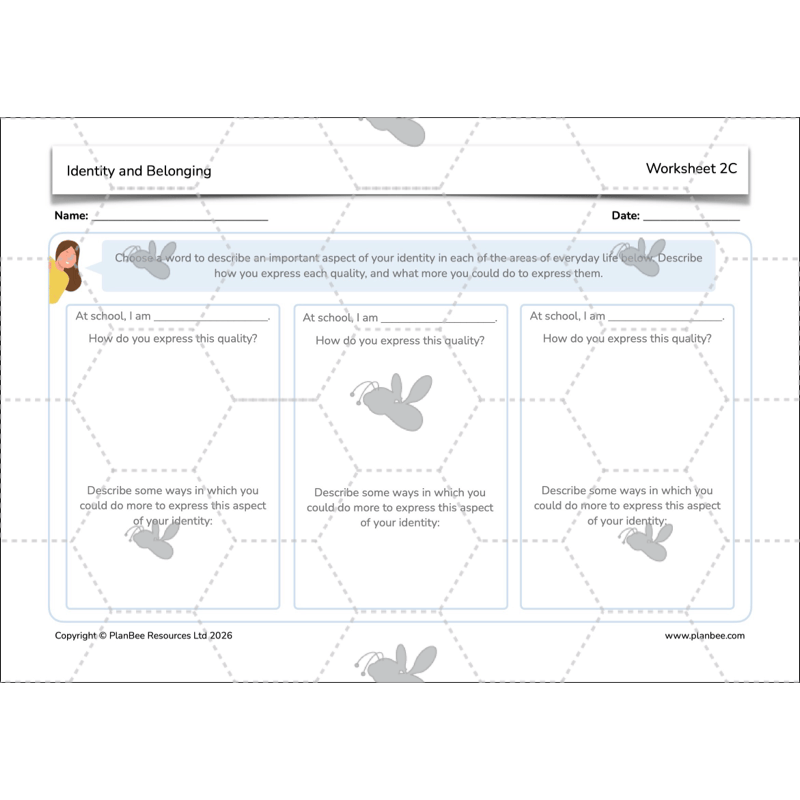PlanBee Identity and Belonging Year 4 KS2 RE Lesson Pack by PlanBee