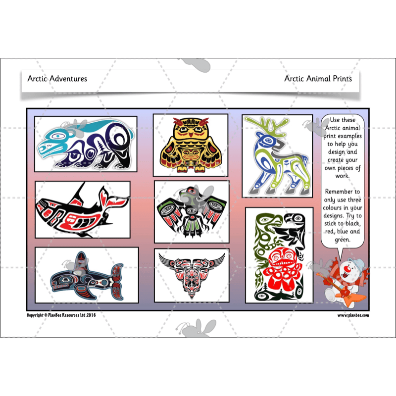 PlanBee In the Arctic Topic KS1 Enrichment Lesson Pack