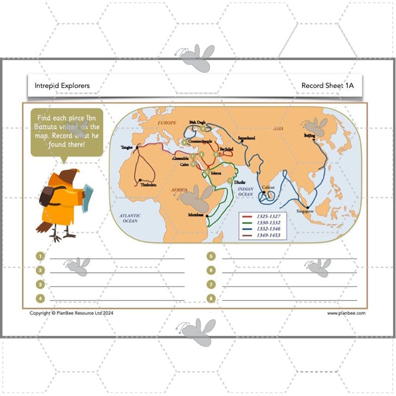 PlanBee Intrepid Explorers | KS1 History Lesson Pack by PlanBee