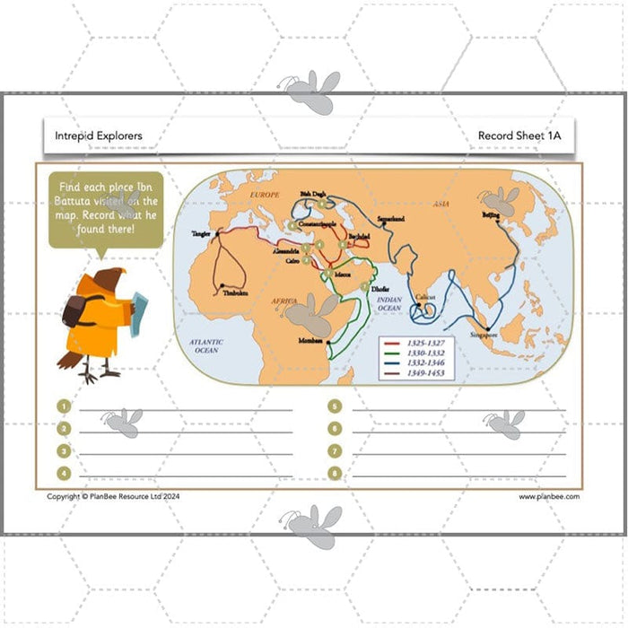 PlanBee Intrepid Explorers | KS1 History Lesson Pack by PlanBee