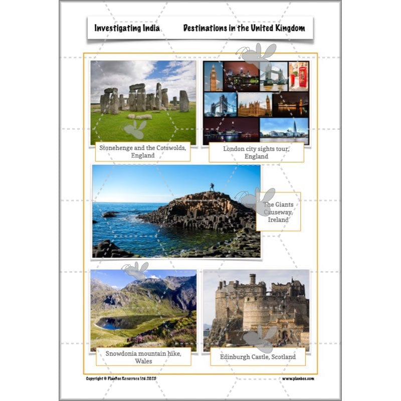 PlanBee Investigating India KS2 Geography scheme for Year 3 & Year 4