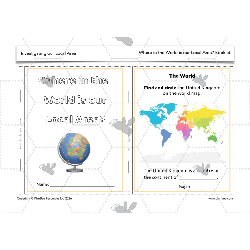 PlanBee Investigating our Local Area | KS2 Geography Lessons