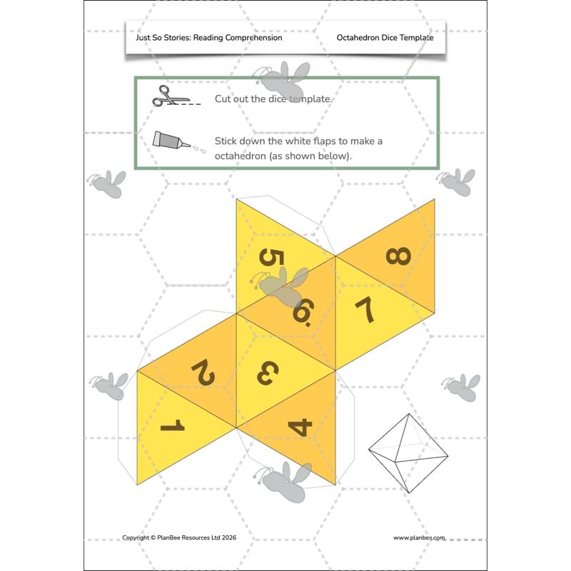 PlanBee Just So Stories KS2 | Reading Comprehension Year 4