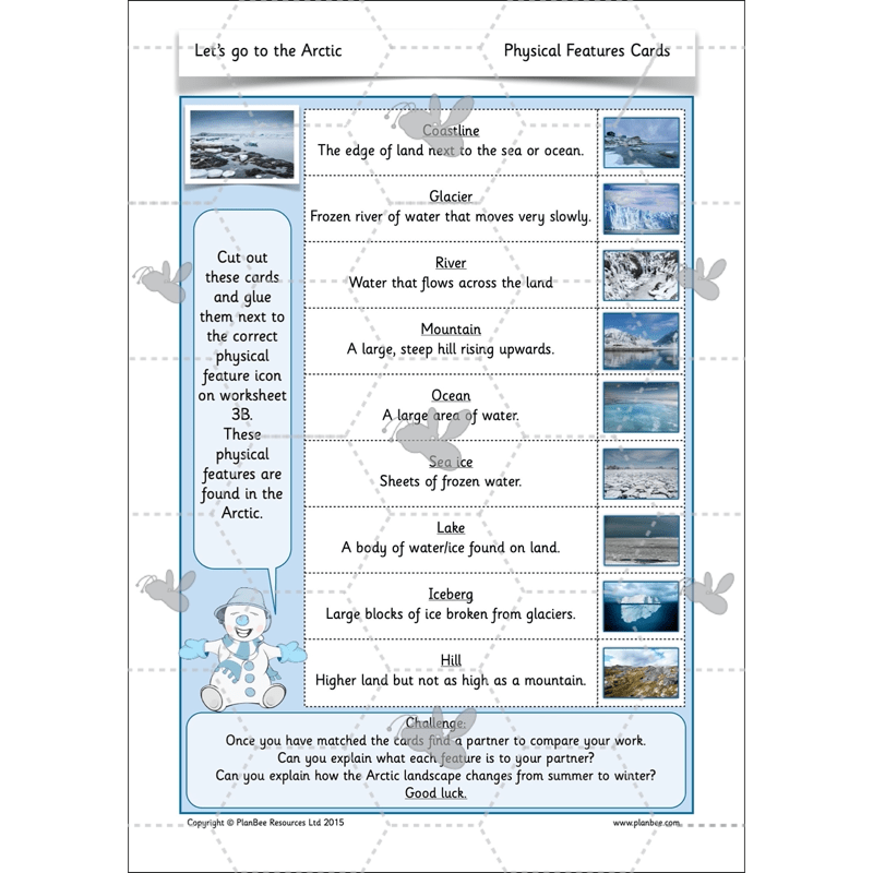 PlanBee Let's go to the Arctic KS1 Geography Lessons and Resources