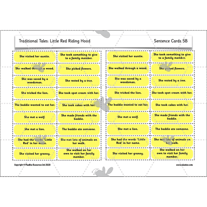 Traditional Tales: Little Red Riding Hood