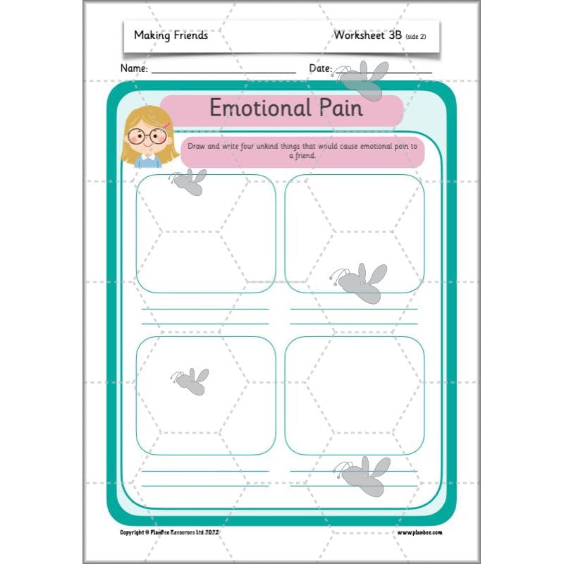 PlanBee Making Friends PSHE KS1 lessons by PlanBee