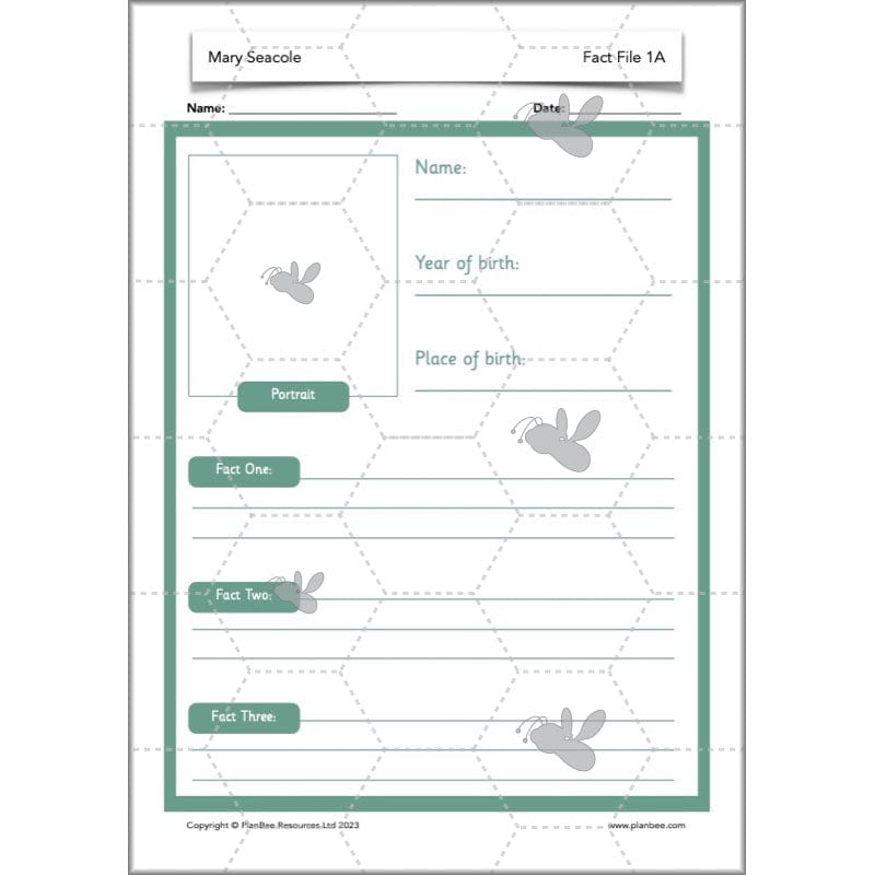 PlanBee Mary Seacole History KS1 lessons by Planbee