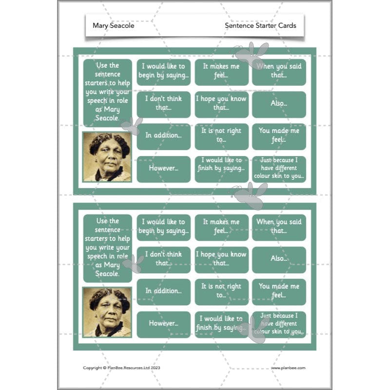 PlanBee Mary Seacole History KS1 lessons by Planbee