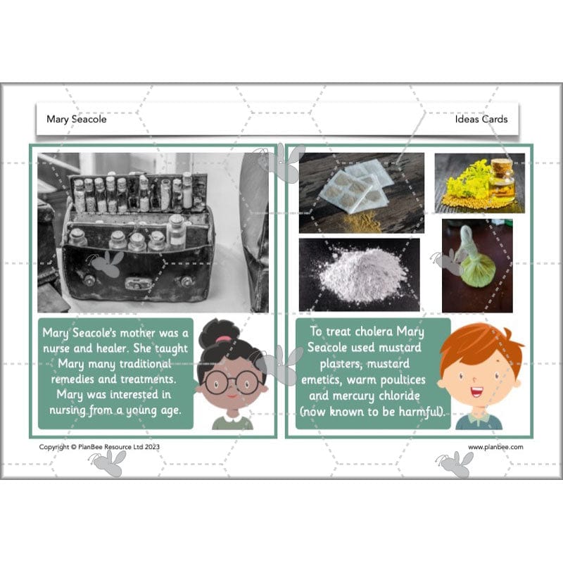 PlanBee Mary Seacole History KS1 lessons by Planbee