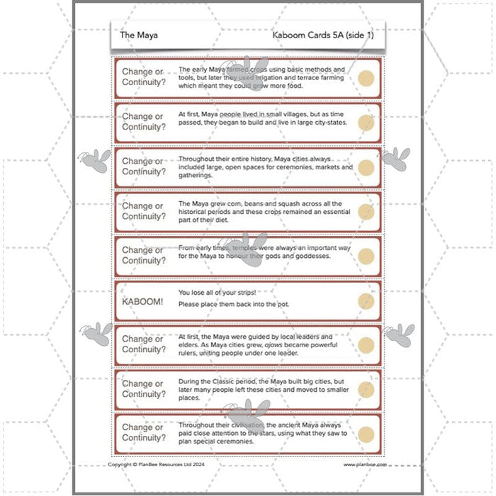 PlanBee KS2 Ancient Maya Civilisation Topic Lessons by PlanBee