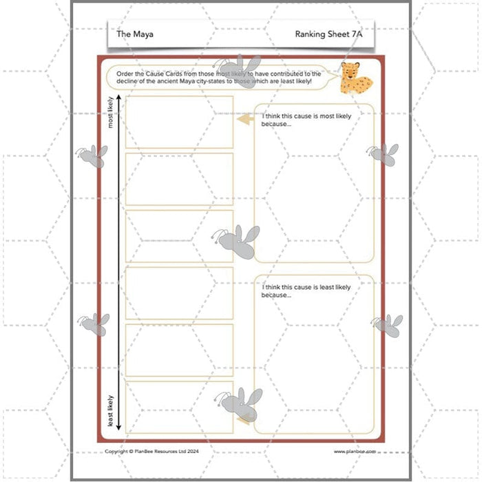 PlanBee KS2 Ancient Maya Civilisation Topic Lessons by PlanBee