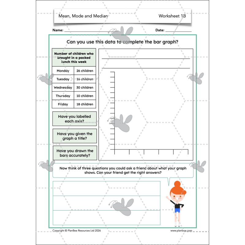 PlanBee Mean Median and Mode Year 6 Maths by PlanBee
