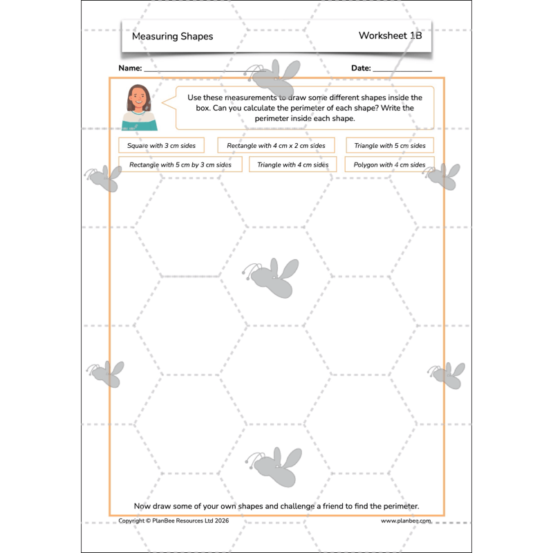 PlanBee Measuring Shapes Year 5 Maths Planning by PlanBee