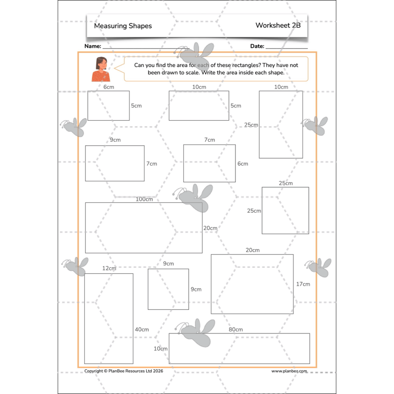 PlanBee Measuring Shapes Year 5 Maths Planning by PlanBee