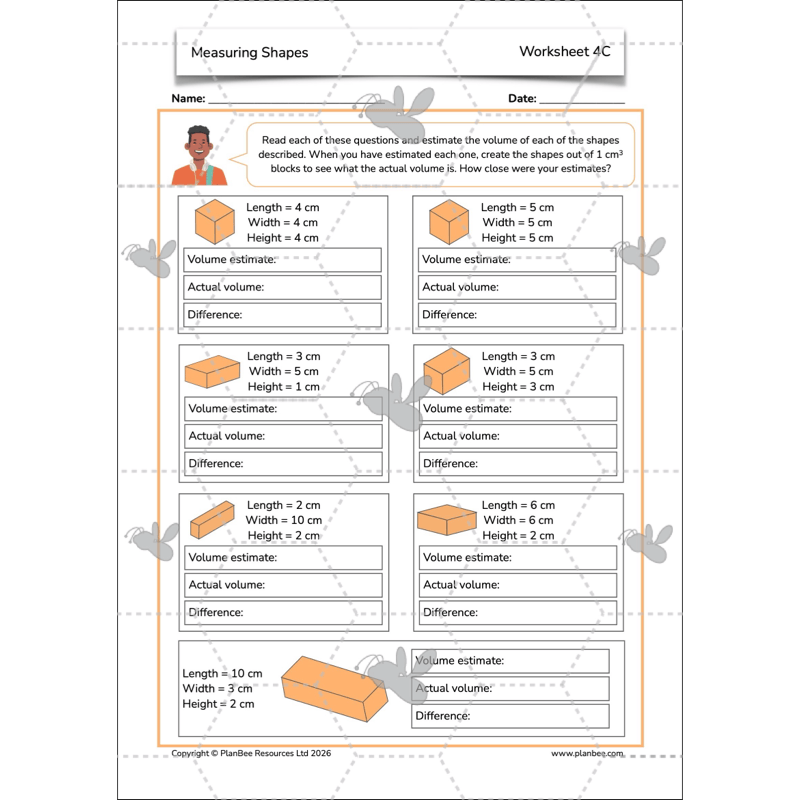 PlanBee Measuring Shapes Year 5 Maths Planning by PlanBee